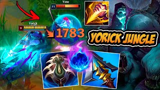 O NOVO YORICK JUNGLE BUILD FULL LETALIDADE DE COMETA - LEAGUE OF LEGENDS