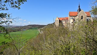 Herrliches Saaletal von Leißling nach Naumburg mit Burg und Höhle