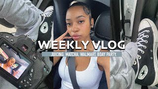 Weekly Vlog | Juicing, Bday Party, Let God Fight Your Battles