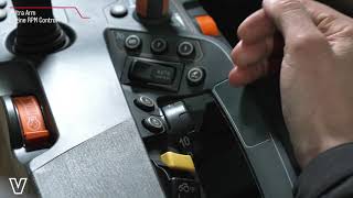 Valtra Armrest - Engine RPM Control