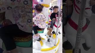 naik kuda lumping di Timezone #shorts #familyvlog #timezone #shortvideo #cute