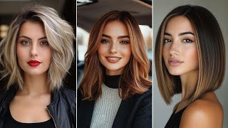 Shoulder Length Hairstyles For Straight Hair Cabelo Ondulado Curto Hair Color Ideas 2024