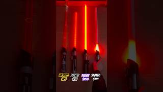 Comparing 4 Darth Vader Lightsabers