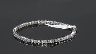 3 Carat Diamond Tennis Bracelet 14k White Gold Lab Grown by Pompeii3