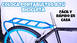 ¿Cómo colocar portabultos a mi bicicleta? | FÁCIL Y RÁPIDO EN CASA