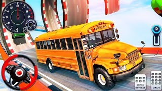 BUS simulator INDONEASIA STUNT MAP STUNT BUS DRIVING ANDROID GAMEPLAY 2024