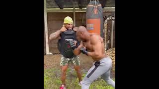 Kamaru Usman body shot challenge