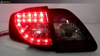 FIT Toyota Corolla Altis Led Tail light Red Smoke 2008 2009 10 Sedan Left Right