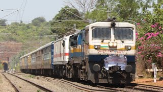 CRS Special Train Hauled By Kalyan WDP-4D 40277 + kalyan WAP-7 30310 Moving Towards Ratnagiri