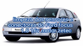 limpeza dos censores é conectores do Ford focus 2002 1.8 16v (censor de fluxo de ar parte1)