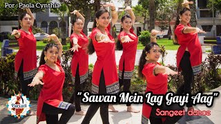 "Sawan Mein Lag Gayi Aag" song | Bollywood | sangeet | Paola Cynthia Choreography | @parvati.peru