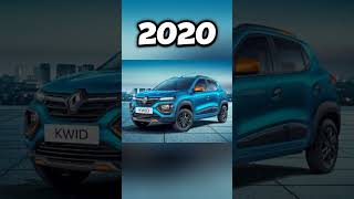 Evolution of Renault kwid (2015/2024)#renault #renaultkwid #kwid2023 #evolution #viralvideo #shorts