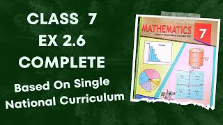 Class 7  Ex 2.6 Complete| Based on Single National Curriculum