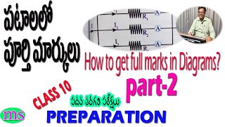 How to get full marks in diagrams? పటాలలో 100 శాతం మార్కులు |PART-2|AP|TS| 10th Public FOCUS|