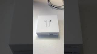 Official apple AirPod unboxing