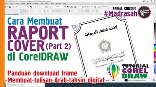 Cara Membuat Cover Buku Raport Madrasah di CorelDraw