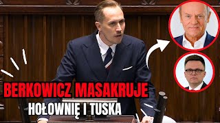 Berkowicz nokautuje Tuska i Hołownię 🤯😱