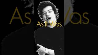 As It Was | Harry Styles #musicshorts