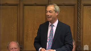 Election of Speaker Reform Nigel Farage MP