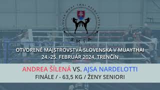 Andrea Šílená vs. Ajsa Nardelotti / MSR v Muaythai SMTA 2024