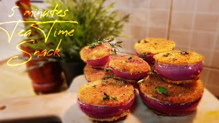 5 Minutes Tea Time Snack | New Evening Snack | Quickest Crunchy and juicy Snack Recipe.