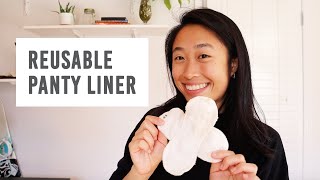 REUSABLE PERIOD PAD REVIEW | CLOTH PANTY LINER for a minimal waste period