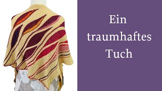 Ein Traum von Tuch - Tuch mit Blättern