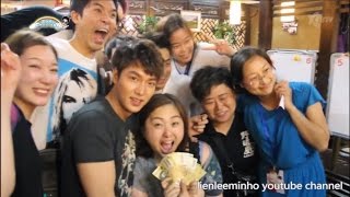 HD Lee Min Ho 이민호 Having fun with his staff after Beijing FM 2013