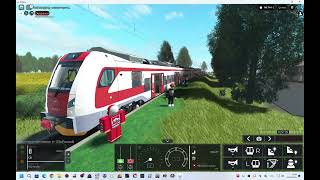 Roblox Train Sim Trnovec nad Váhom - Ľutovské Kamene (RegioPanter ZSSK) + Hlášení