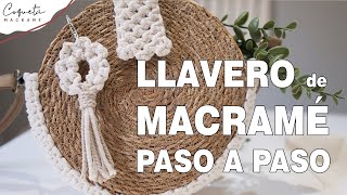 Llavero de macramé: Un proyecto divertido y relajante/Coqueta Macramé