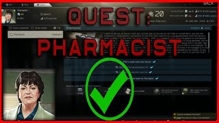 Completing Task Pharmacist For Therapist Trader - Tarkov Kappa Grind