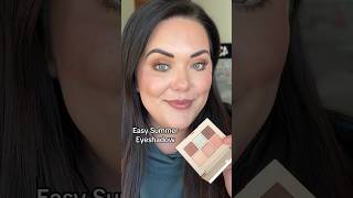 Peach summer eyeshadow #easyeyeshadow #eyeshadowtutorial #easymakeuptutorial