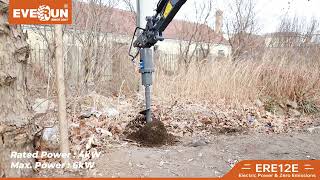 EVERUN ERE12E electric mini excavator