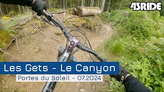 Les Gets bike park - Le Canyon trail - 07.2024