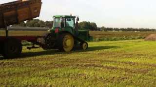 Schukkert Spoel put leeg maken John Deere 8410T