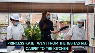 Princess Kate  went from the BAFTAs red carpet to the kitchen!