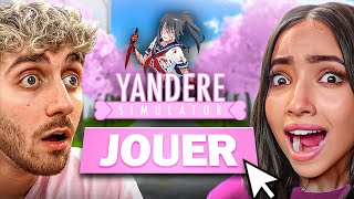 SORA M'APPRENDS à JOUER à YANDERE SIMULATOR !