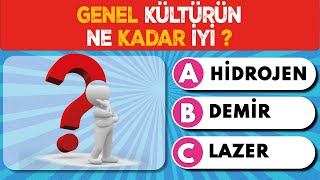 Genel Kültürün Ne kadar iyi ? 🧐 2024 Güncel