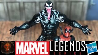 Marvel Legends Venom movie figure review - guest starring Deadpool!