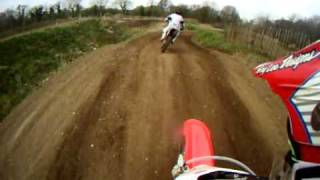 Besthorpe MX Track - April 09 - Helmet Cam