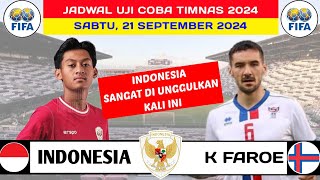 Jadwal Uji Coba Timnas 2024 - Timnas Indonesia U17 vs Kepulauan Faroe u17