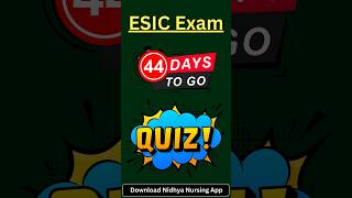 ESIC Exam Special || 44 days to go || Special MCQ's for ESIC and RRB #nidhya