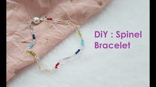 DIY: How To Make Beads Spinel Bracelet