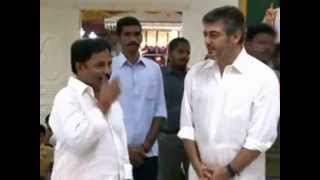 Actor Ajith attends Kumababhishekam of Sai Baba temple