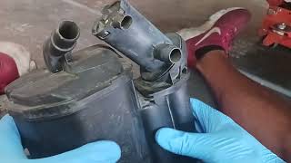 mercedes vapor canister and vent solenoid location and removal