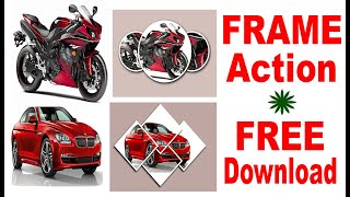 How to apply frame action in photoshop | Free Download