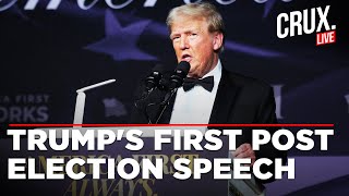 Trump Live | Trump Gives First Post-Election Speech At Mar-a-Lago Gala, Celebrates Cabinet Picks