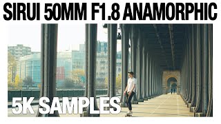 Sirui anamorphic 50mm f1.8 (5k samples) in Paris