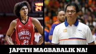 JAPETH AGUILAR MAGBABALIK NA KAYA? SA TNT | LATEST UPDATE