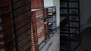 mechanic drawer set rehab. 130 drawers, all there. steel frame.